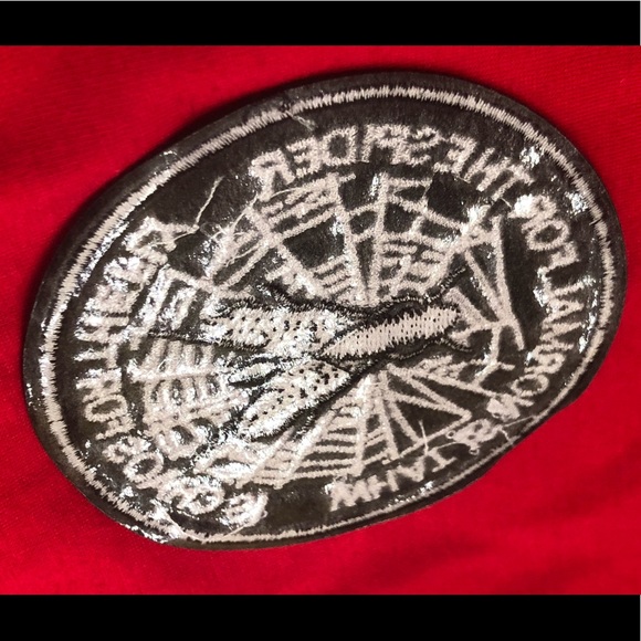 What is Normal for the Spider is Chaos for the Fly Iron On Embroidered Patch - Picture 5 of 5